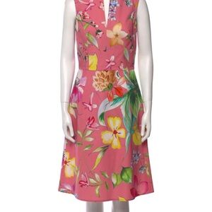 Carolina Herrera Floral Dress- Size 6